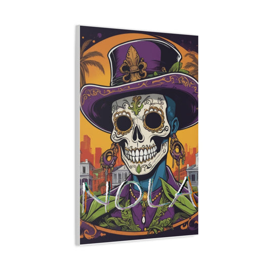Voodoo NOLA Matte Canvas, Stretched, 1.25"