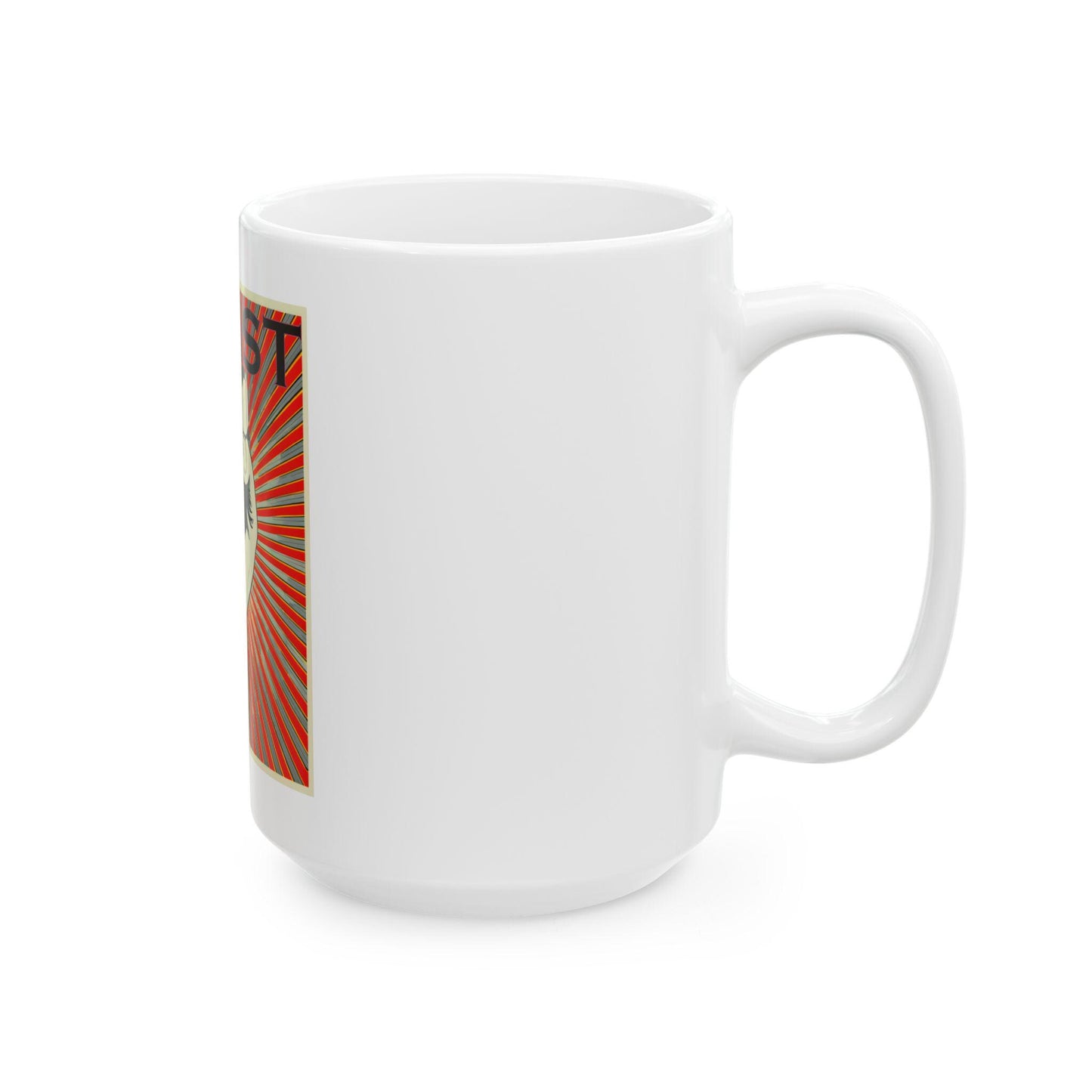 Resist! Ceramic Mug, (11oz, 15oz)