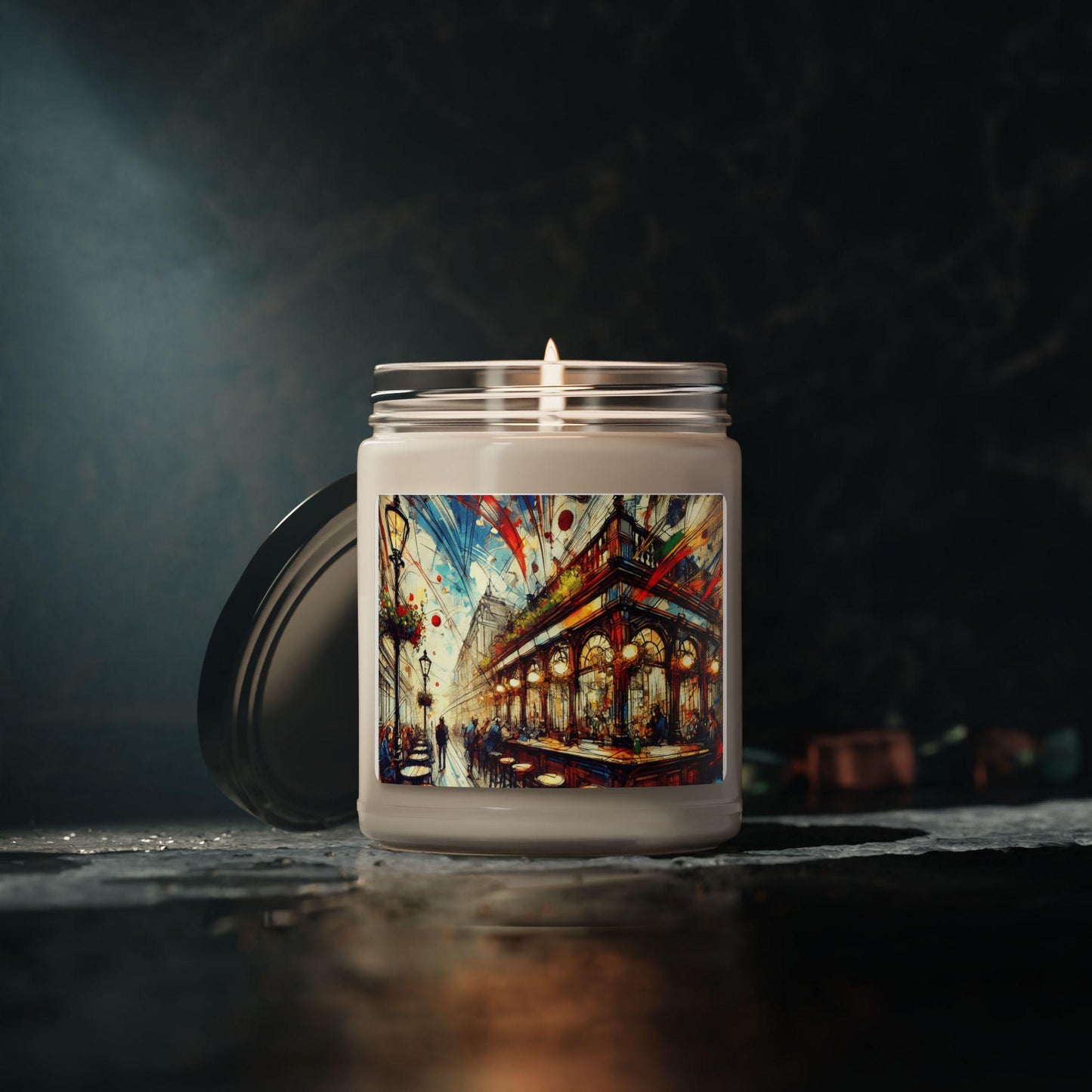 Parisian Pub Scented Soy Candle, 9oz