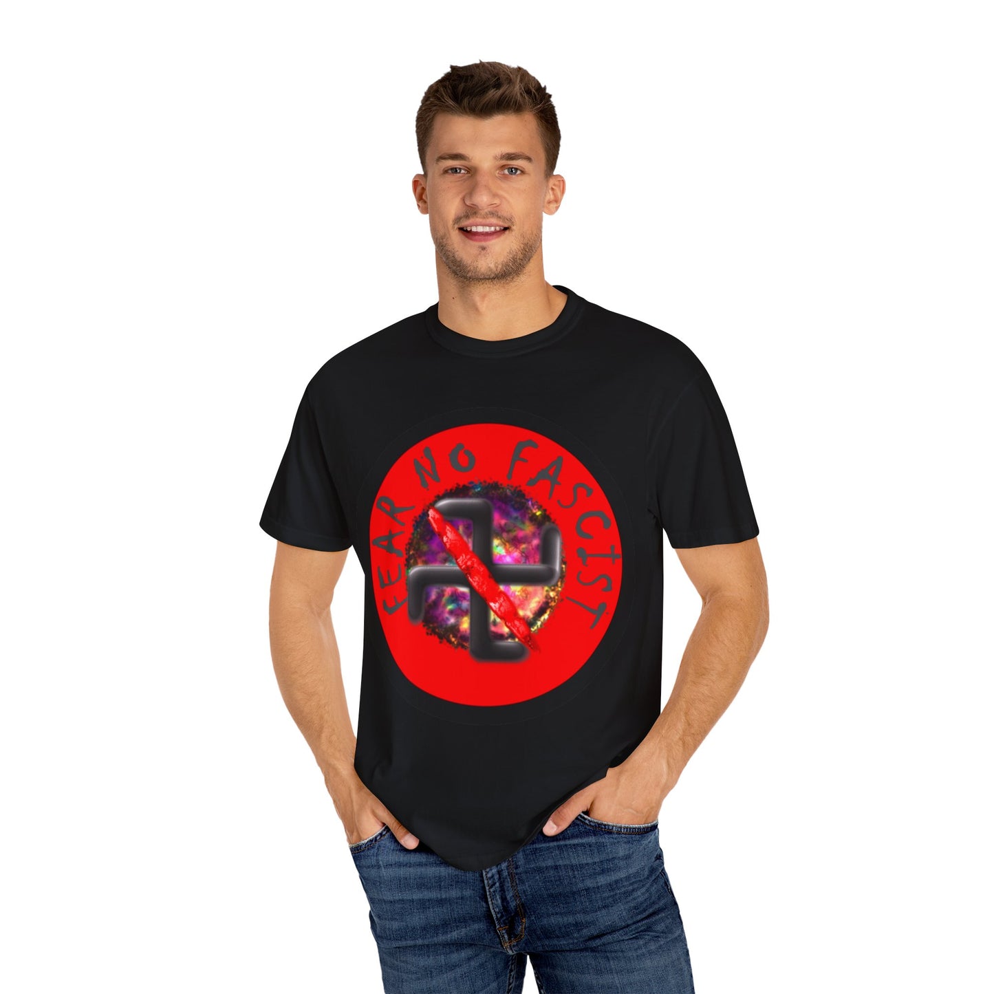 Fear No Fascist Unisex T-Shirt, Statement Tee for Activists, Casual Wear, Political Humor Shirt, Gifts for Change Makers
