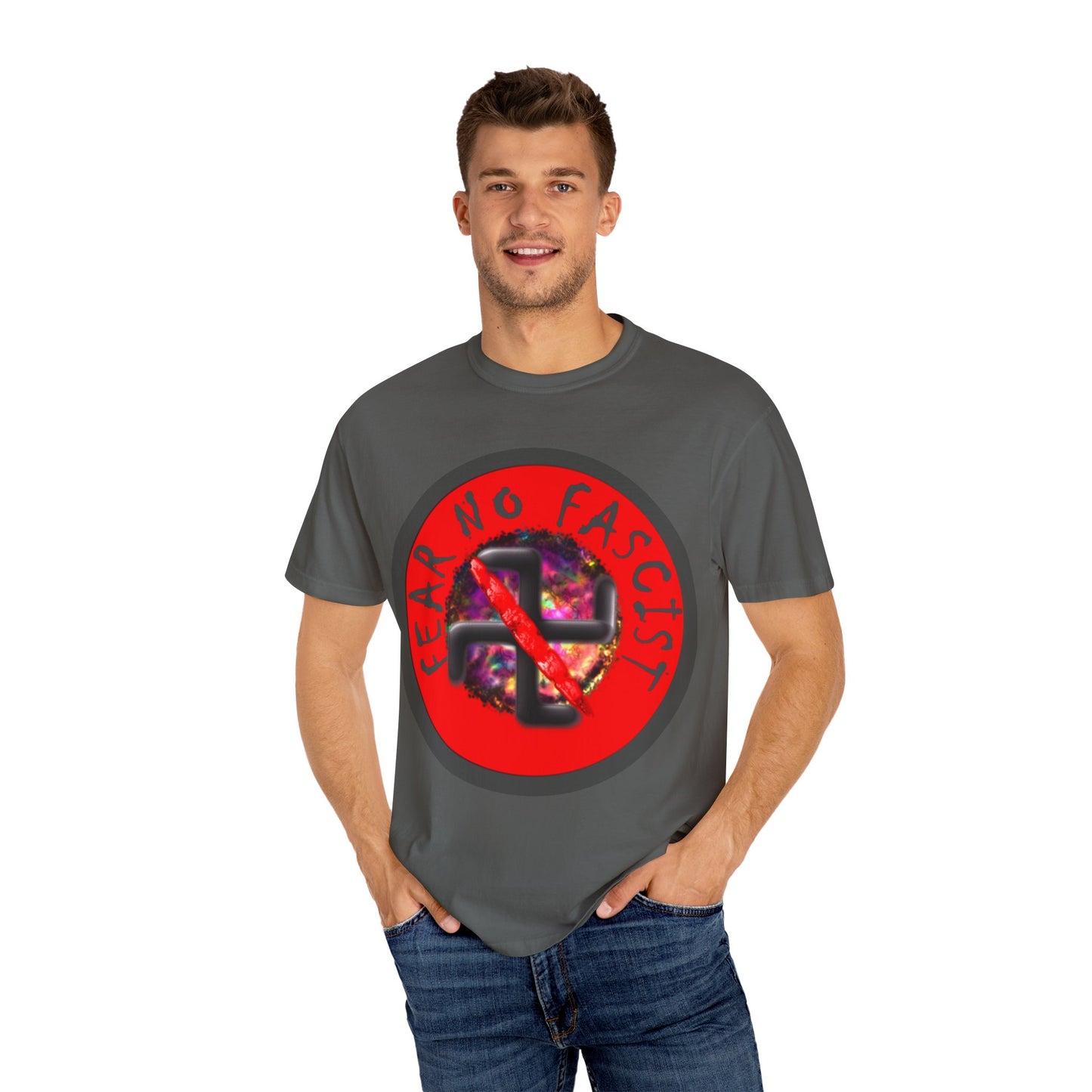 Fear No Fascist Unisex T-Shirt, Statement Tee for Activists, Casual Wear, Political Humor Shirt, Gifts for Change Makers