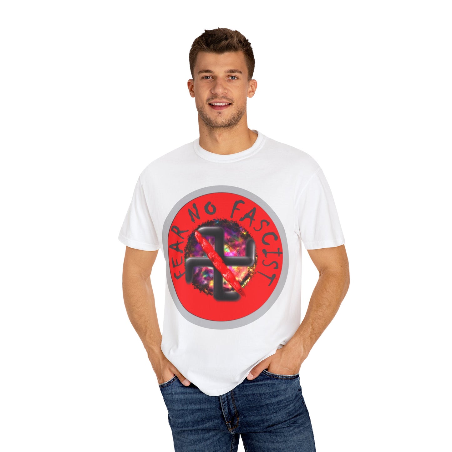 Fear No Fascist Unisex T-Shirt, Statement Tee for Activists, Casual Wear, Political Humor Shirt, Gifts for Change Makers
