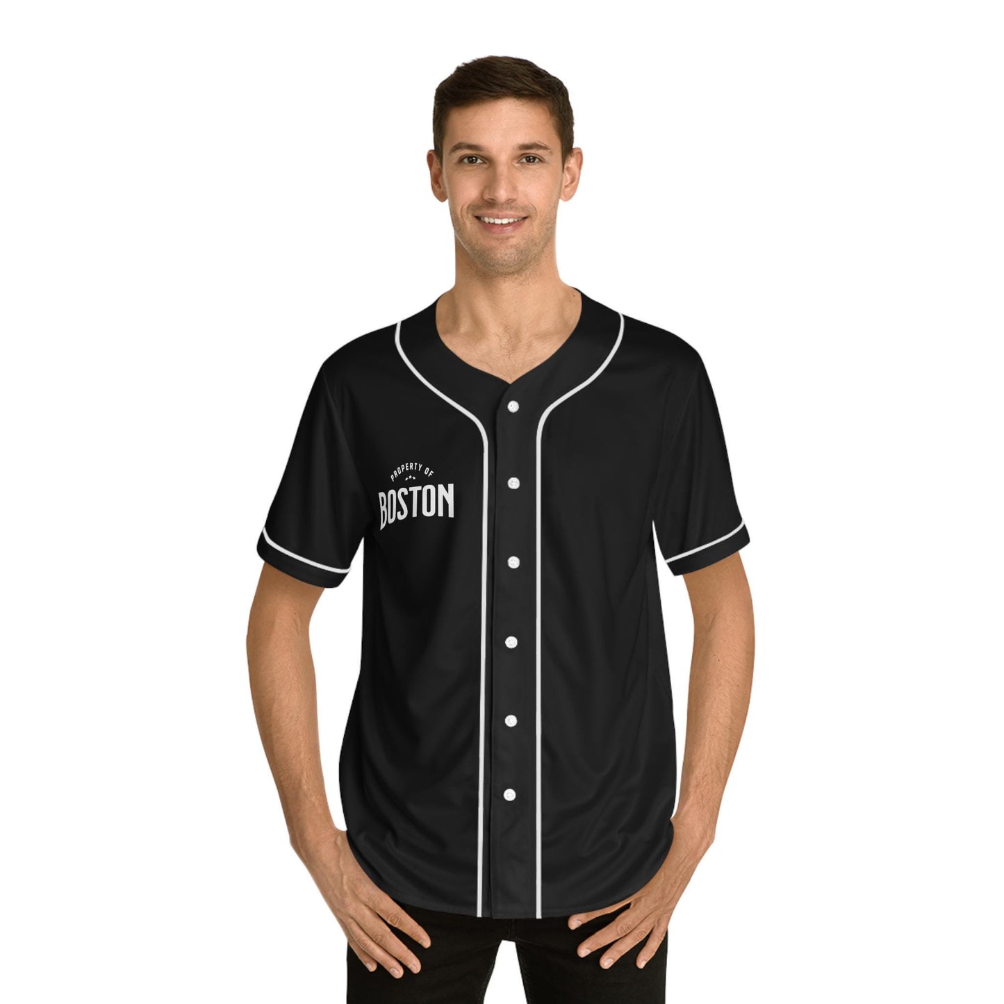 Boston Baatendahs Men's Baseball Jersey (AOP)