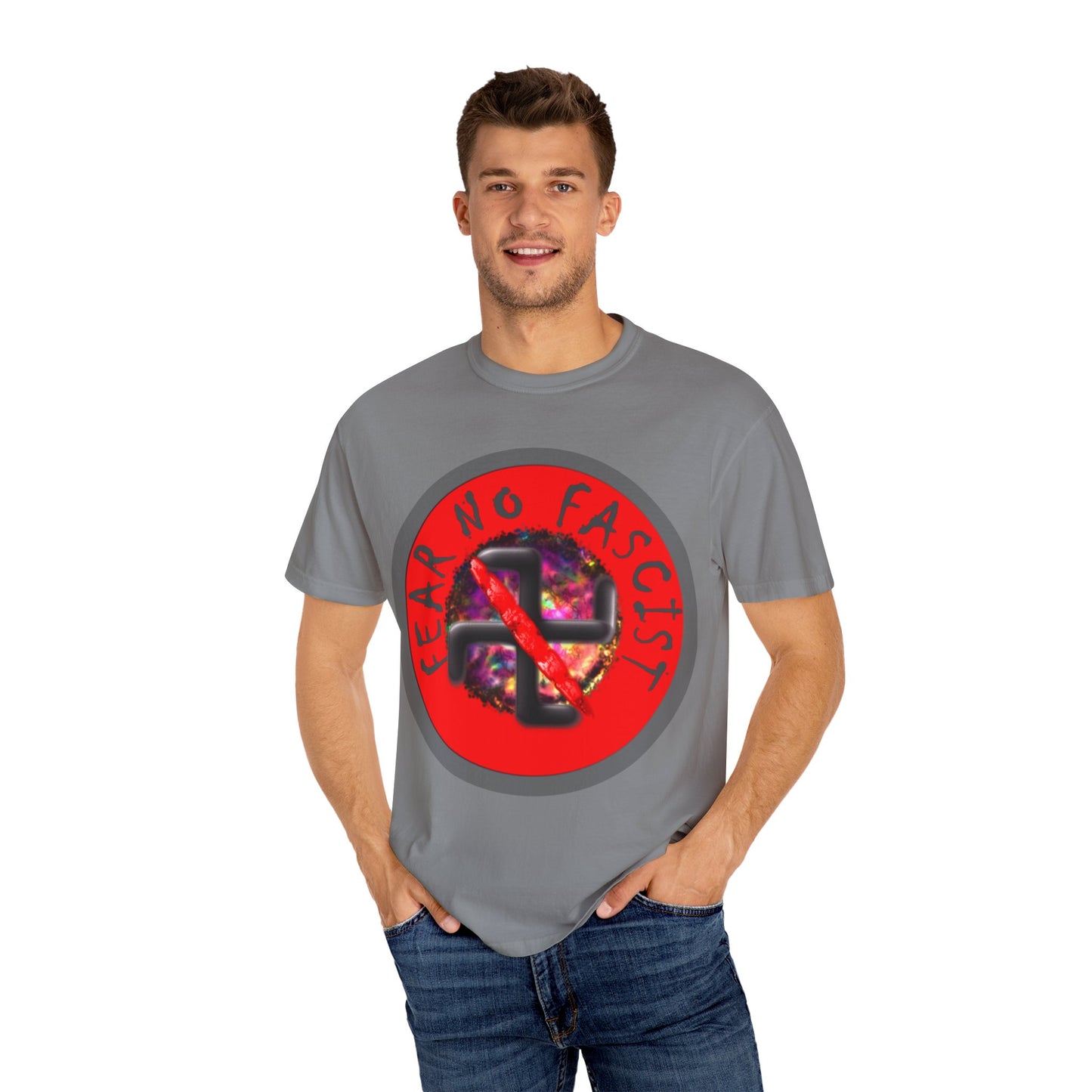 Fear No Fascist Unisex T-Shirt, Statement Tee for Activists, Casual Wear, Political Humor Shirt, Gifts for Change Makers