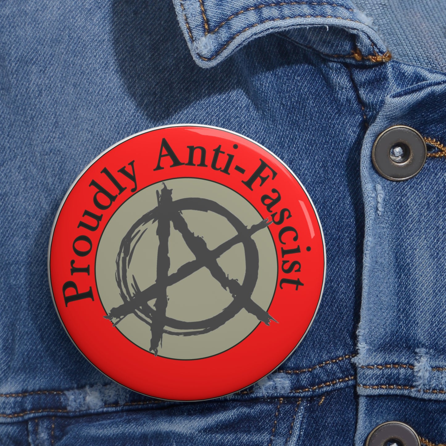 Custom Anti-Fascist Pin Buttons, Vintage Rebellion Accessories, Fun Political Badges, Unique Gift for Activists, Statement Fashion