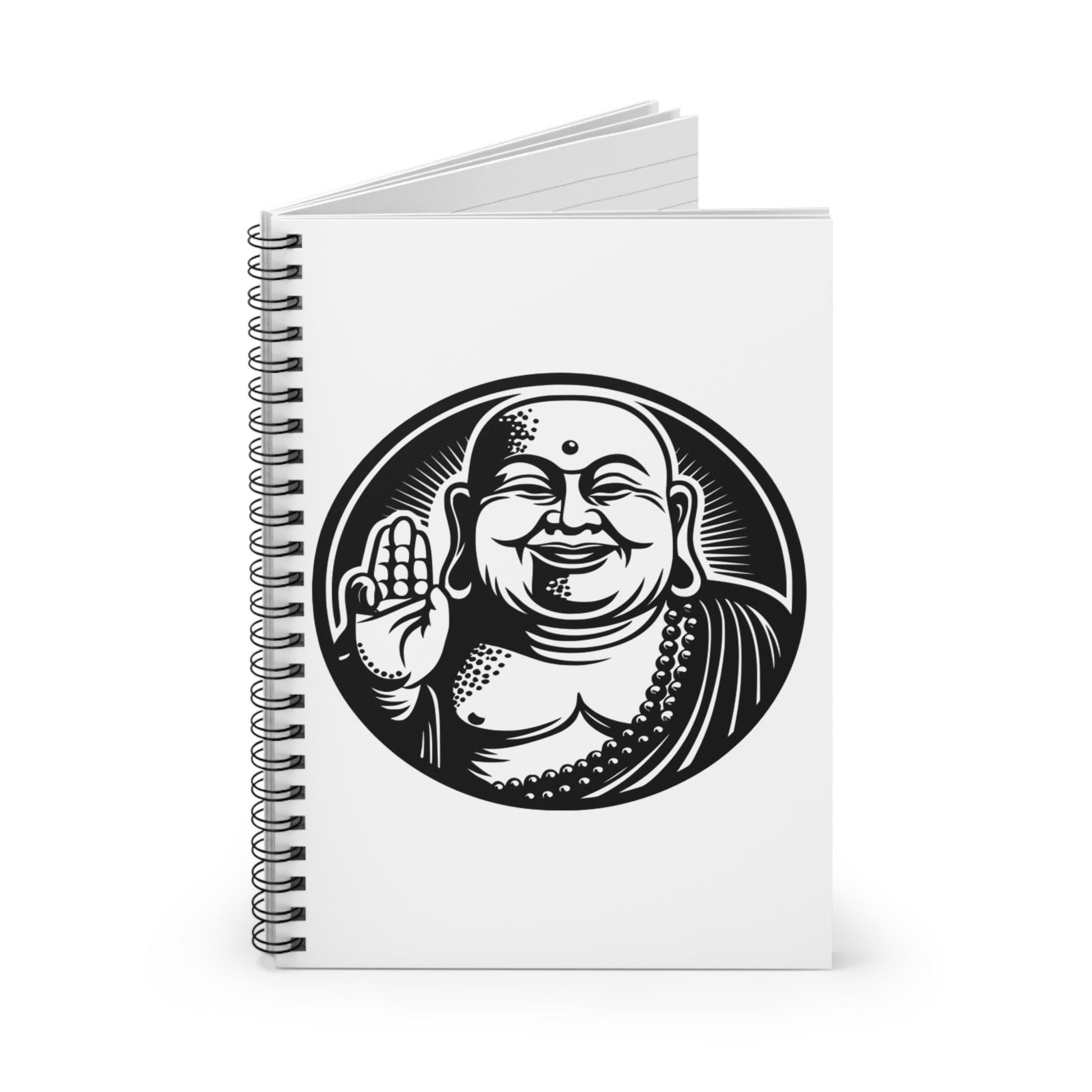 Buddha Spiral Notebook - Ruled Line