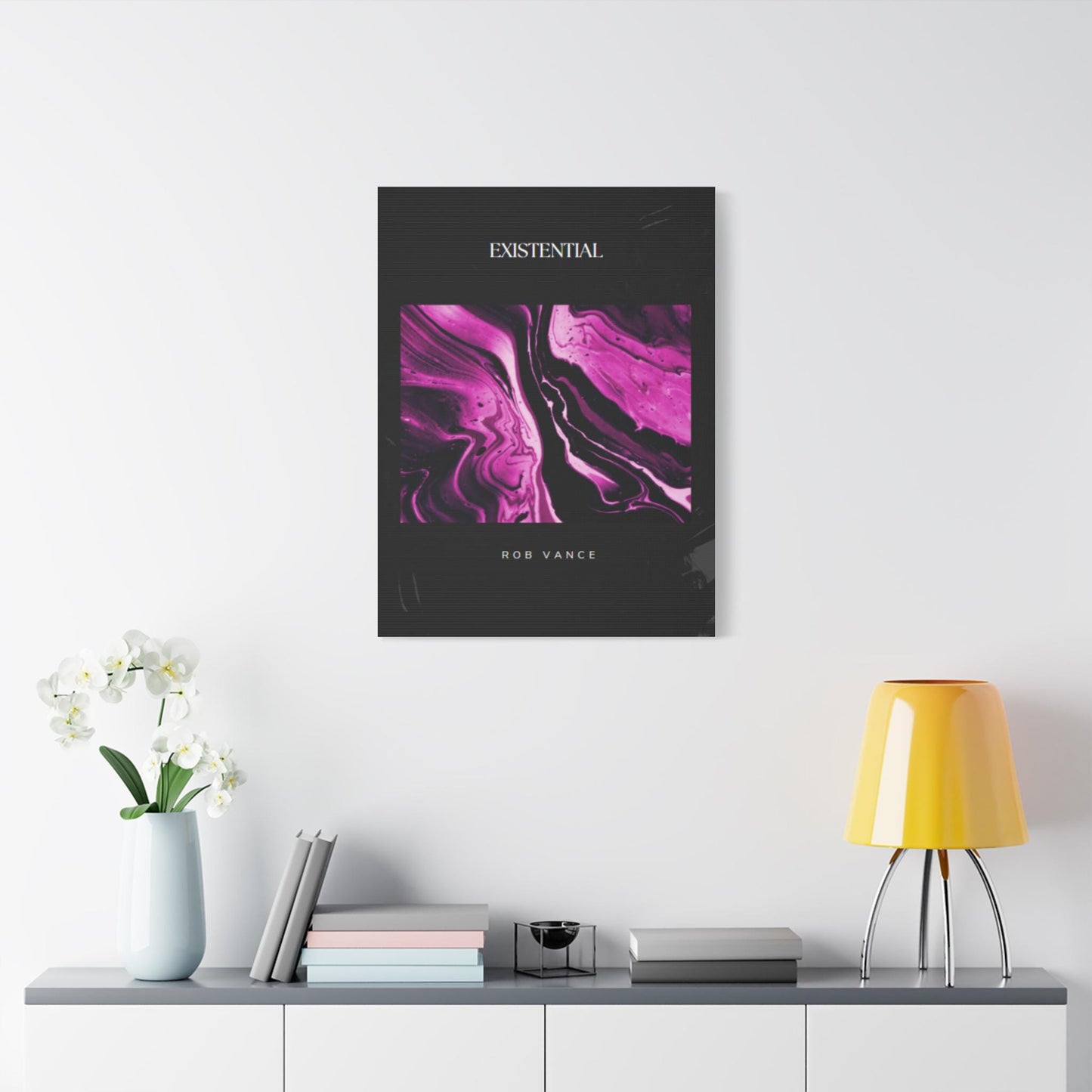 Purple Existential Movement Matte Canvas, Stretched, 1.25"