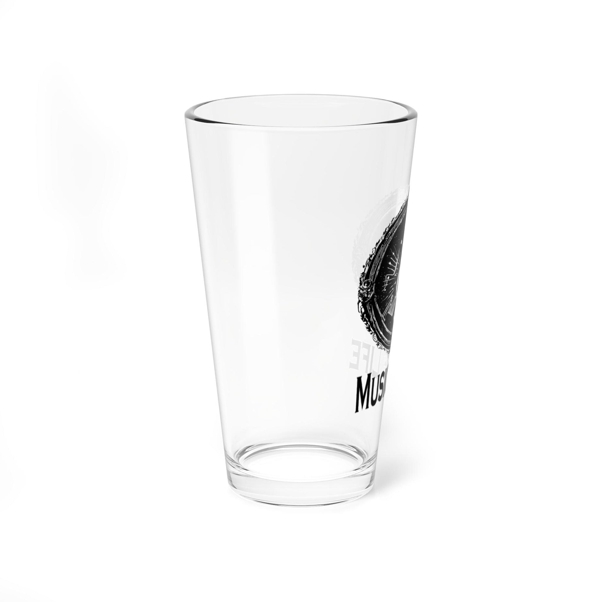 Music is Life Mixing Glass, 16oz
