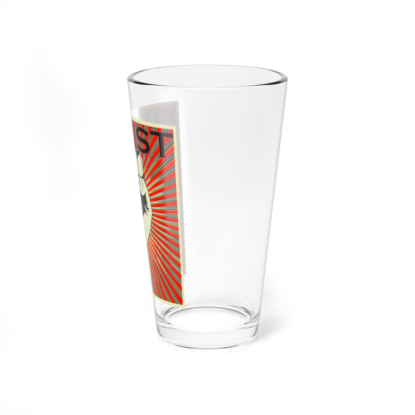 Resist! Mixing Glass, 16oz