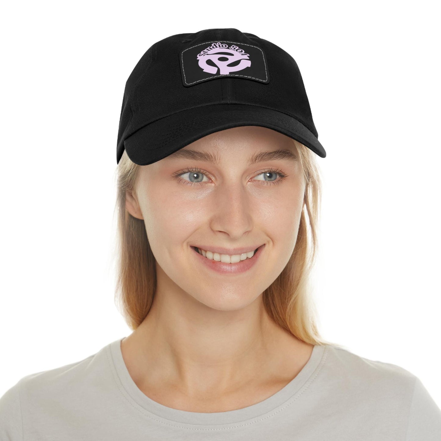 Studio 504 Hat with Leather Patch (Rectangle)