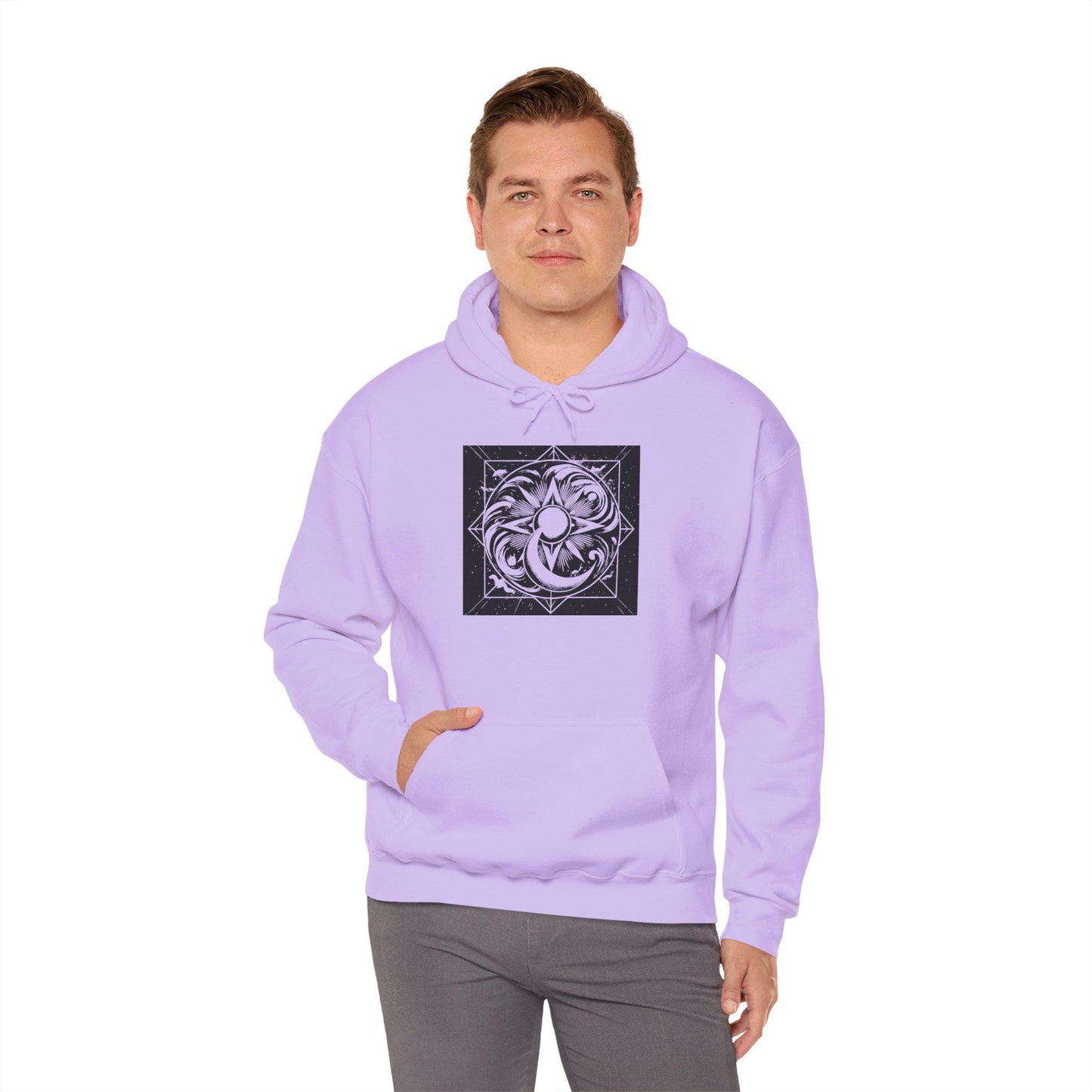 Sun, Moon, and Stars Unisex Heavy Blend™ Hooded Sweatshirt