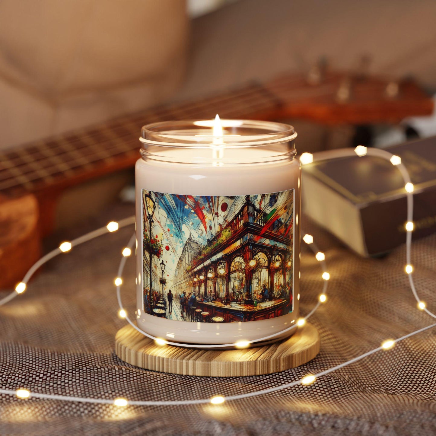 Parisian Pub Scented Soy Candle, 9oz