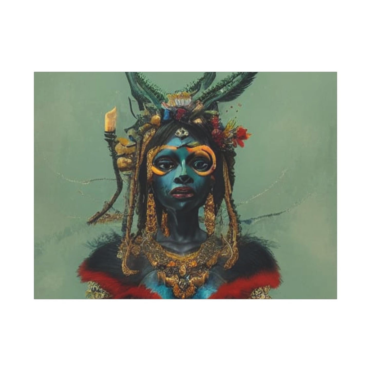 Voodoo Queen Matte Canvas, Stretched, 1.25"
