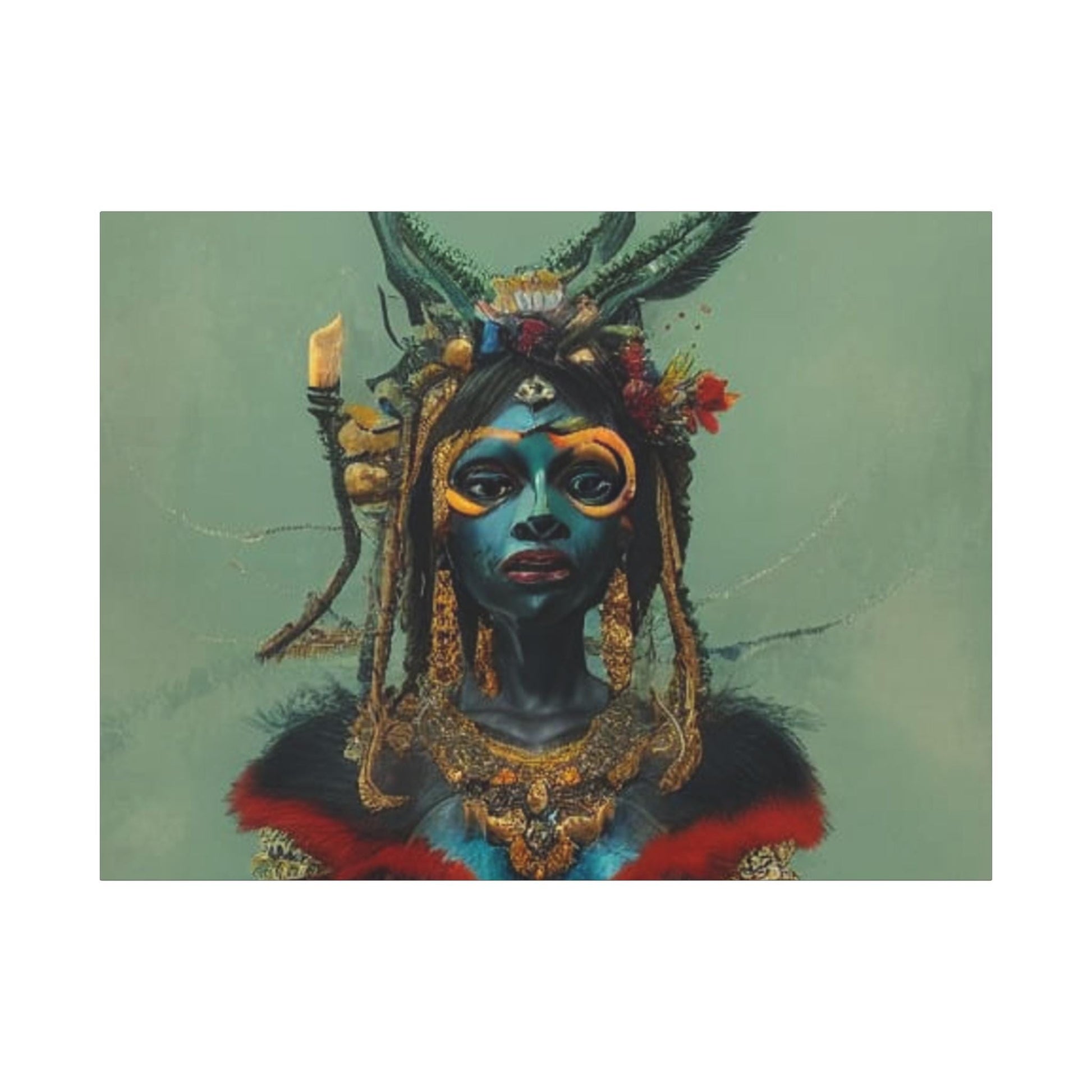 Voodoo Queen Matte Canvas, Stretched, 1.25"
