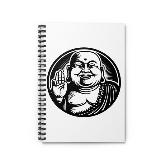 Buddha Spiral Notebook - Ruled Line