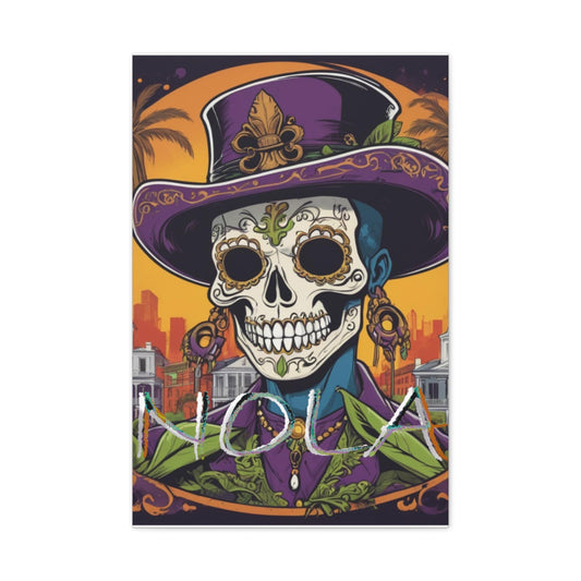 Voodoo NOLA Matte Canvas, Stretched, 1.25"