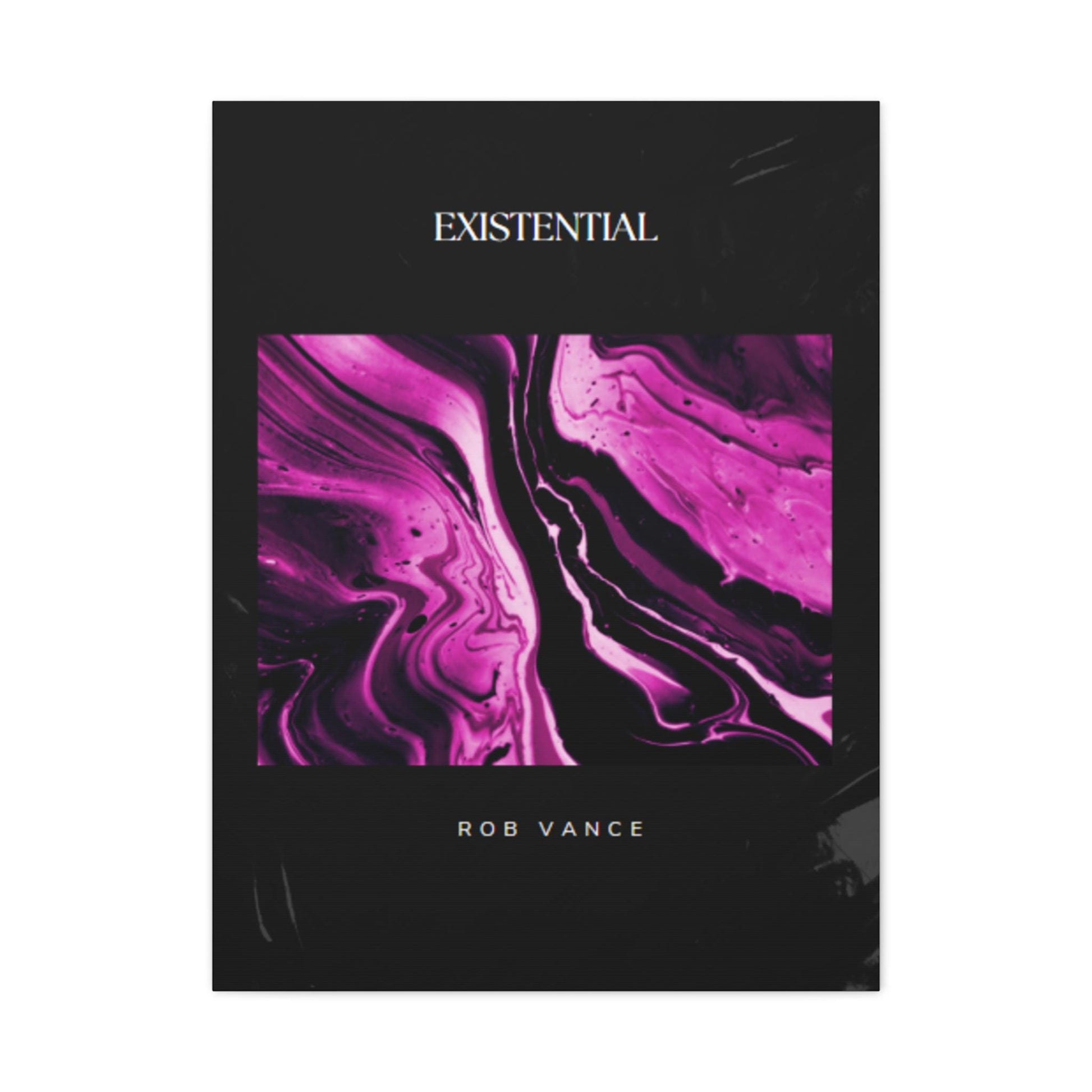 Purple Existential Movement Matte Canvas, Stretched, 1.25"