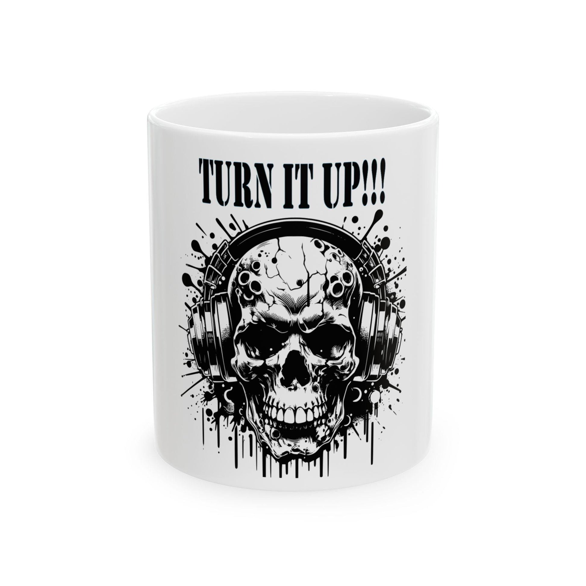 Turn it Up! Ceramic Mug, (11oz, 15oz)