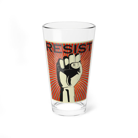 Resist! Mixing Glass, 16oz