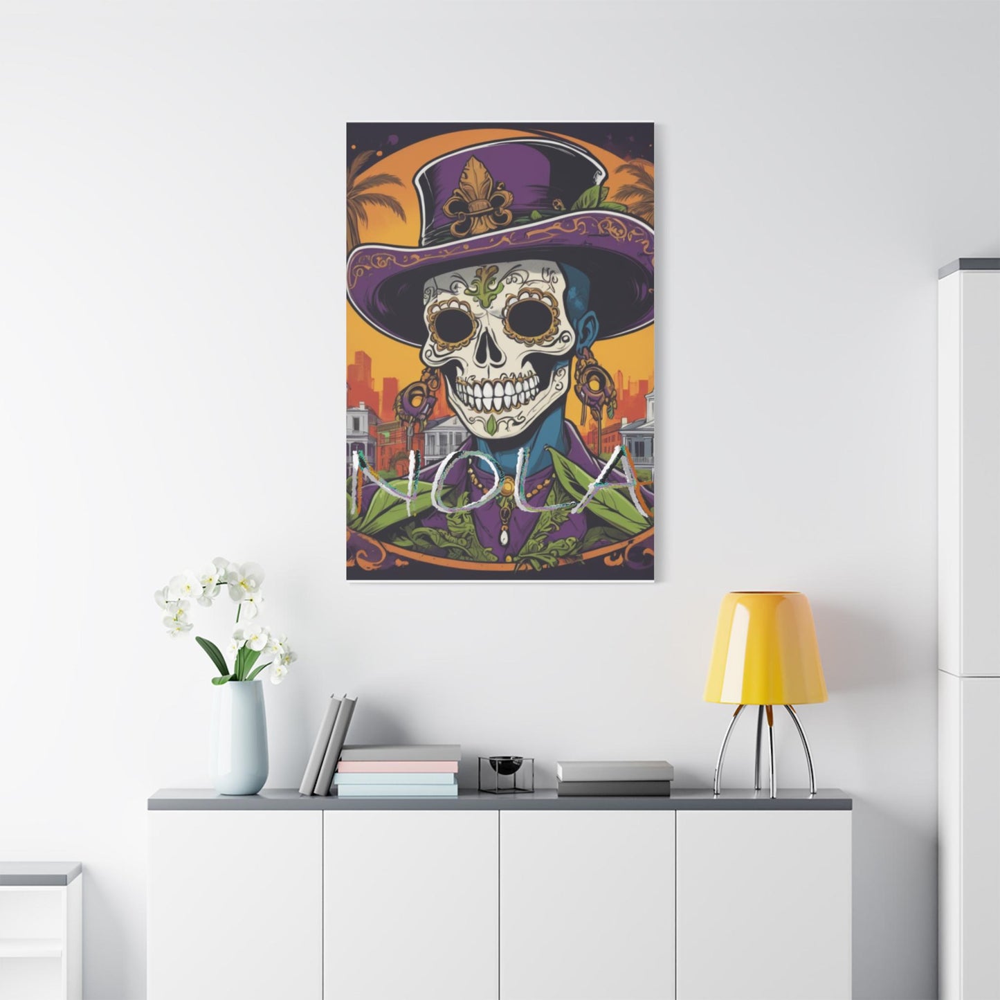 Voodoo NOLA Matte Canvas, Stretched, 1.25"