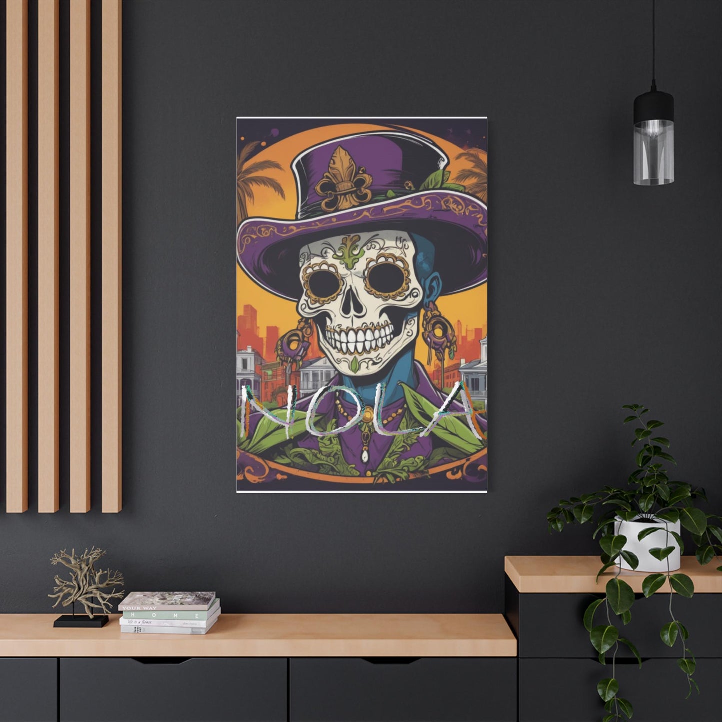 Voodoo NOLA Matte Canvas, Stretched, 1.25"