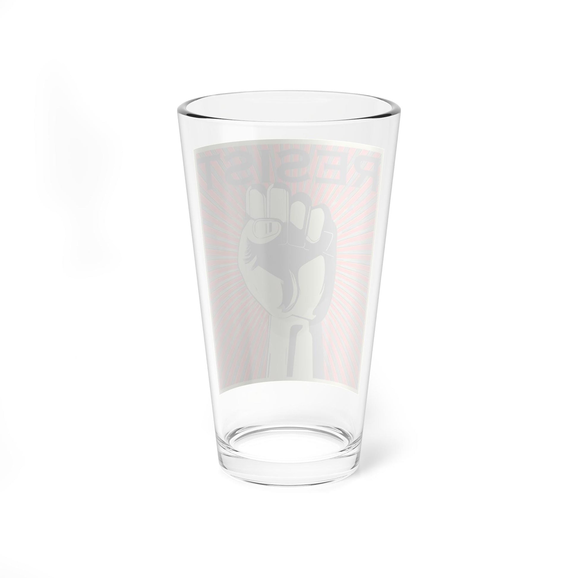 Resist! Mixing Glass, 16oz