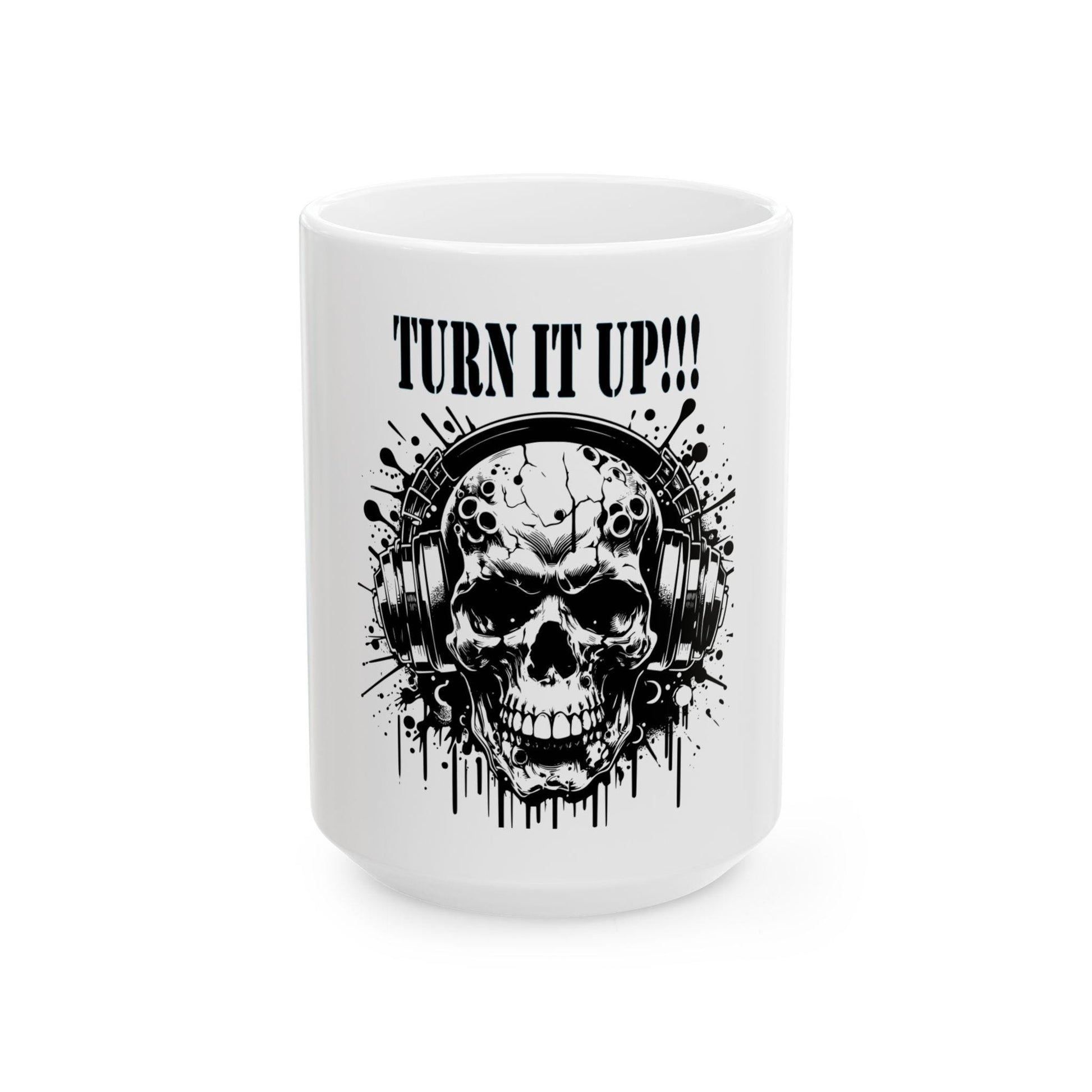 Turn it Up! Ceramic Mug, (11oz, 15oz)