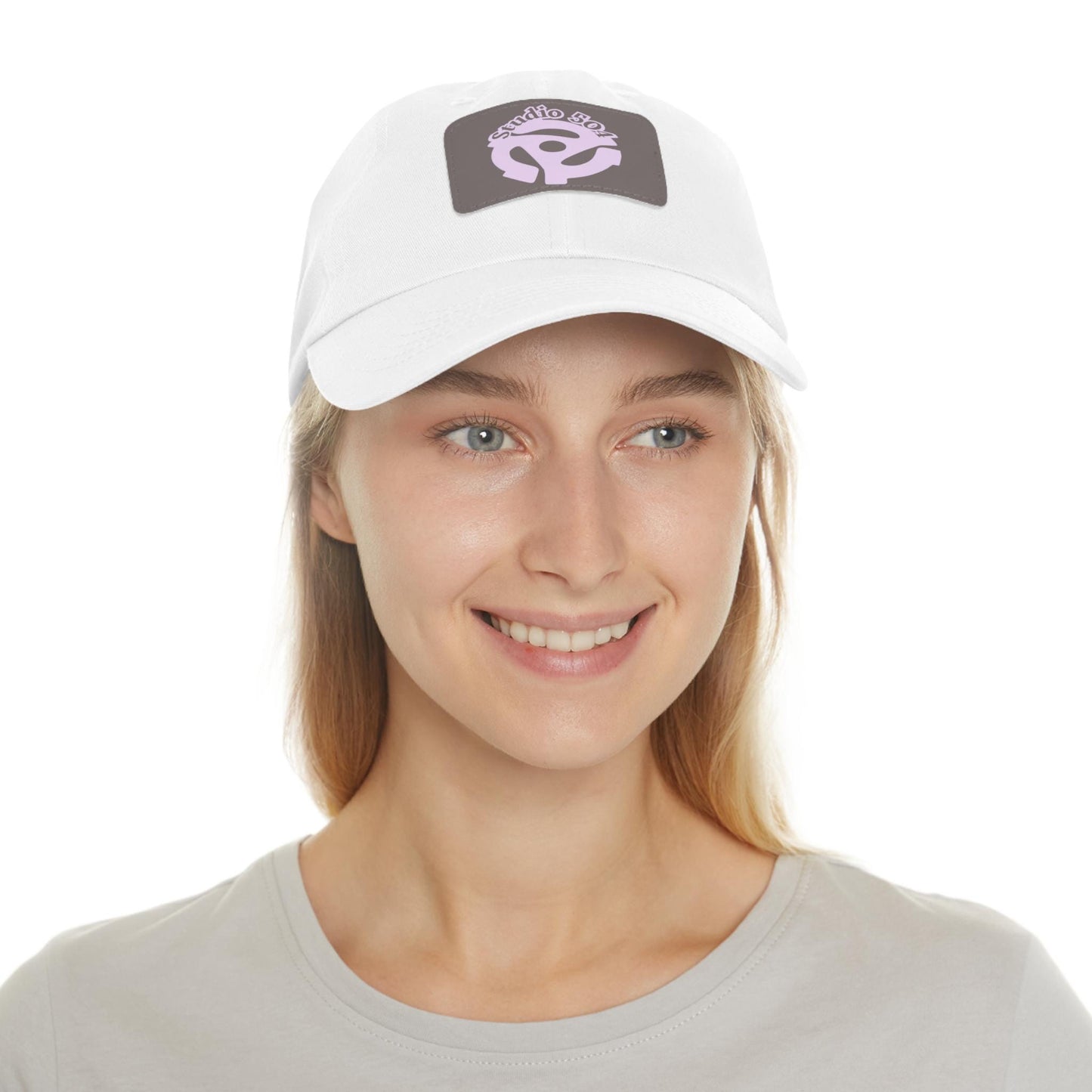 Studio 504 Hat with Leather Patch (Rectangle)