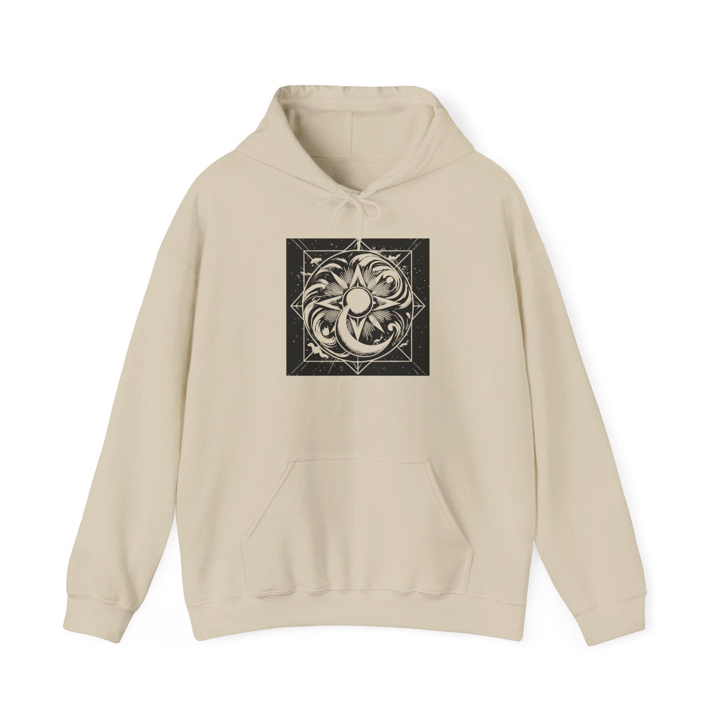 Sun, Moon, and Stars Unisex Heavy Blend™ Hooded Sweatshirt