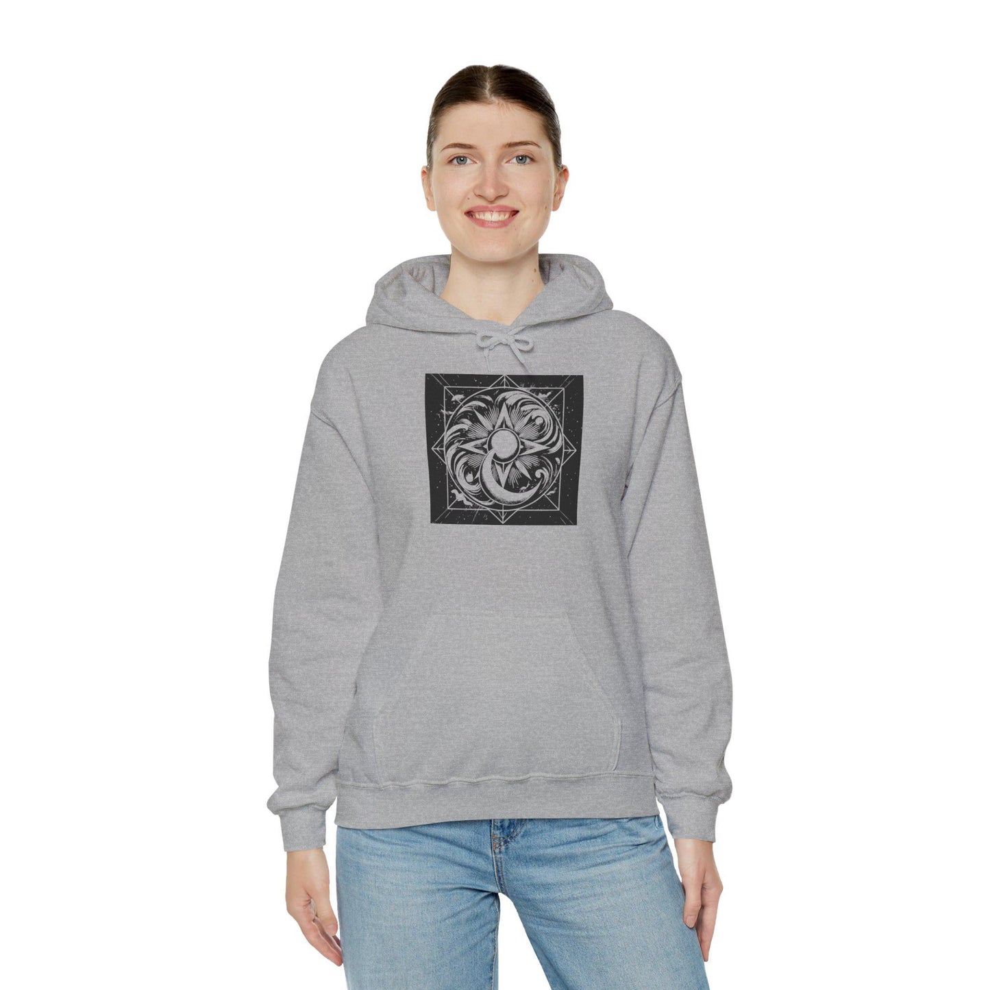 Sun, Moon, and Stars Unisex Heavy Blend™ Hooded Sweatshirt