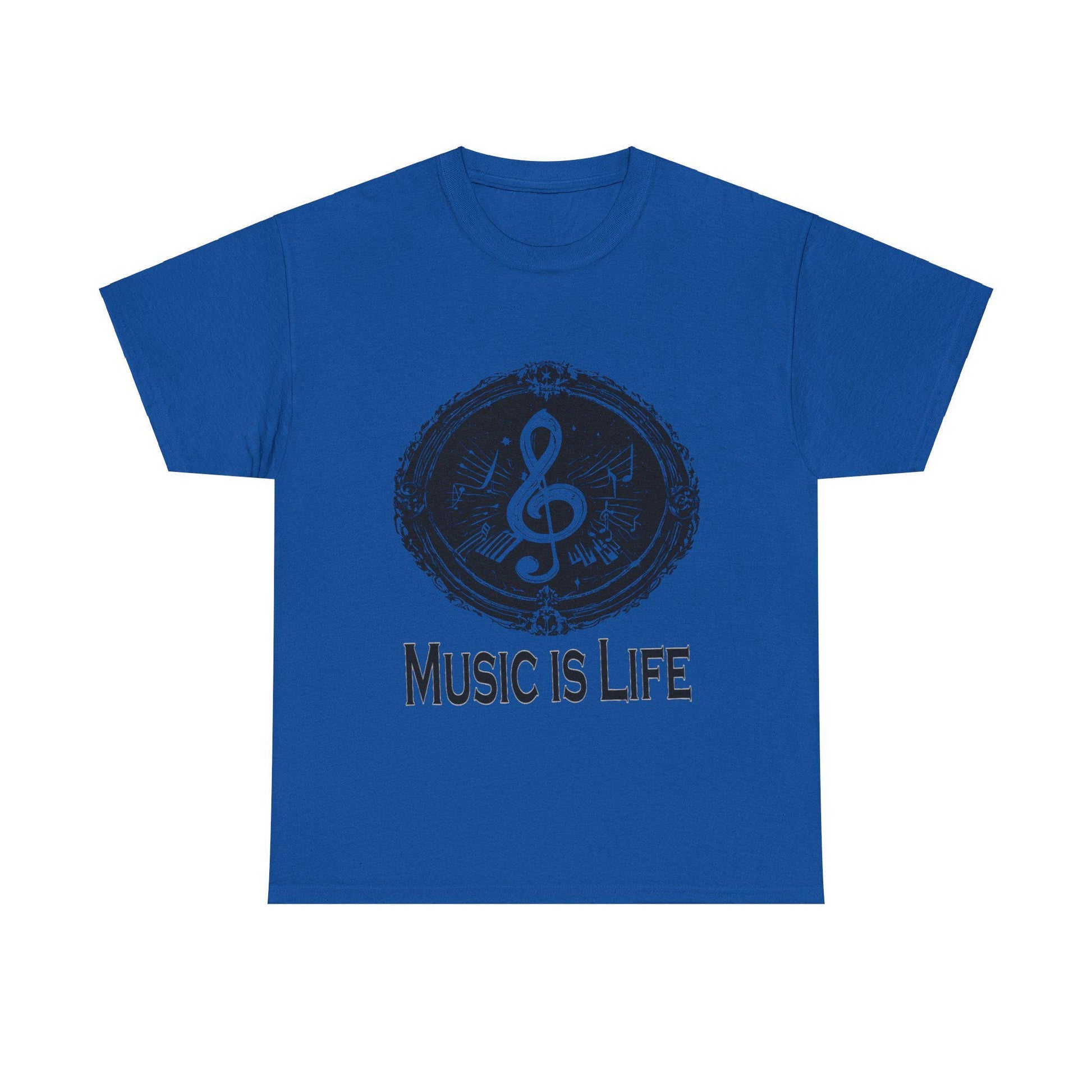 Music is Life Unisex Heavy Cotton Tee