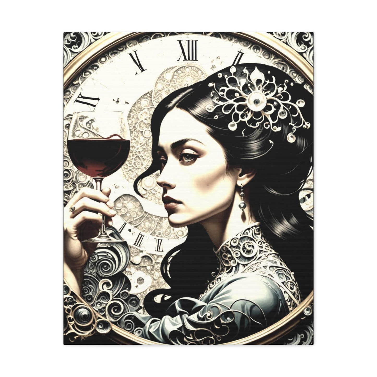 Time Waits Matte Canvas, Stretched, 1.25"