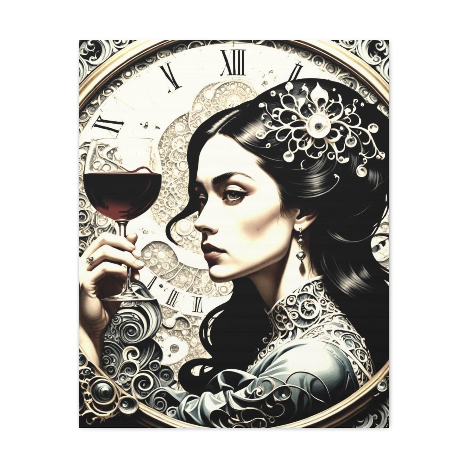 Time Waits Matte Canvas, Stretched, 1.25"