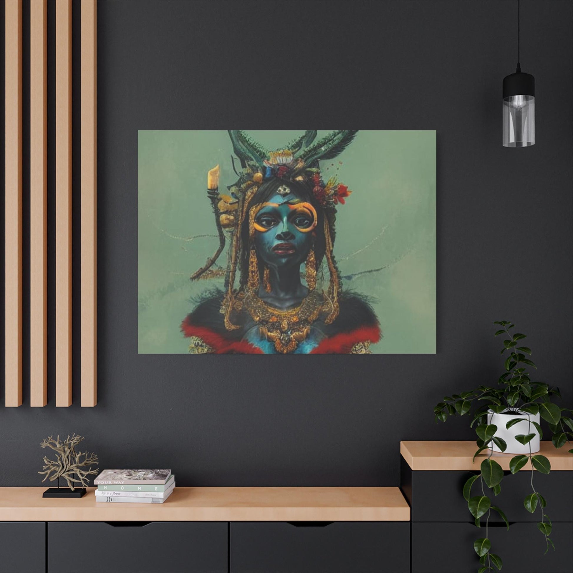 Voodoo Queen Matte Canvas, Stretched, 1.25"