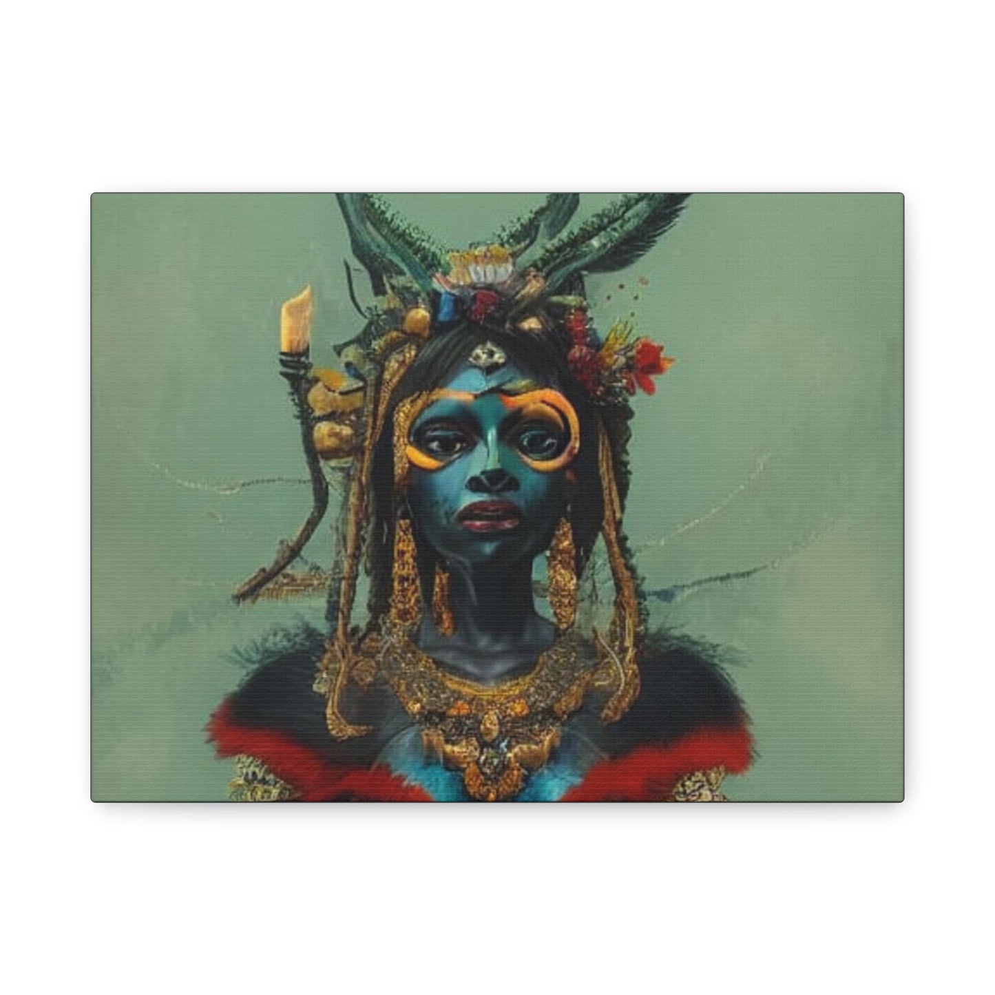 Voodoo Queen Matte Canvas, Stretched, 1.25"