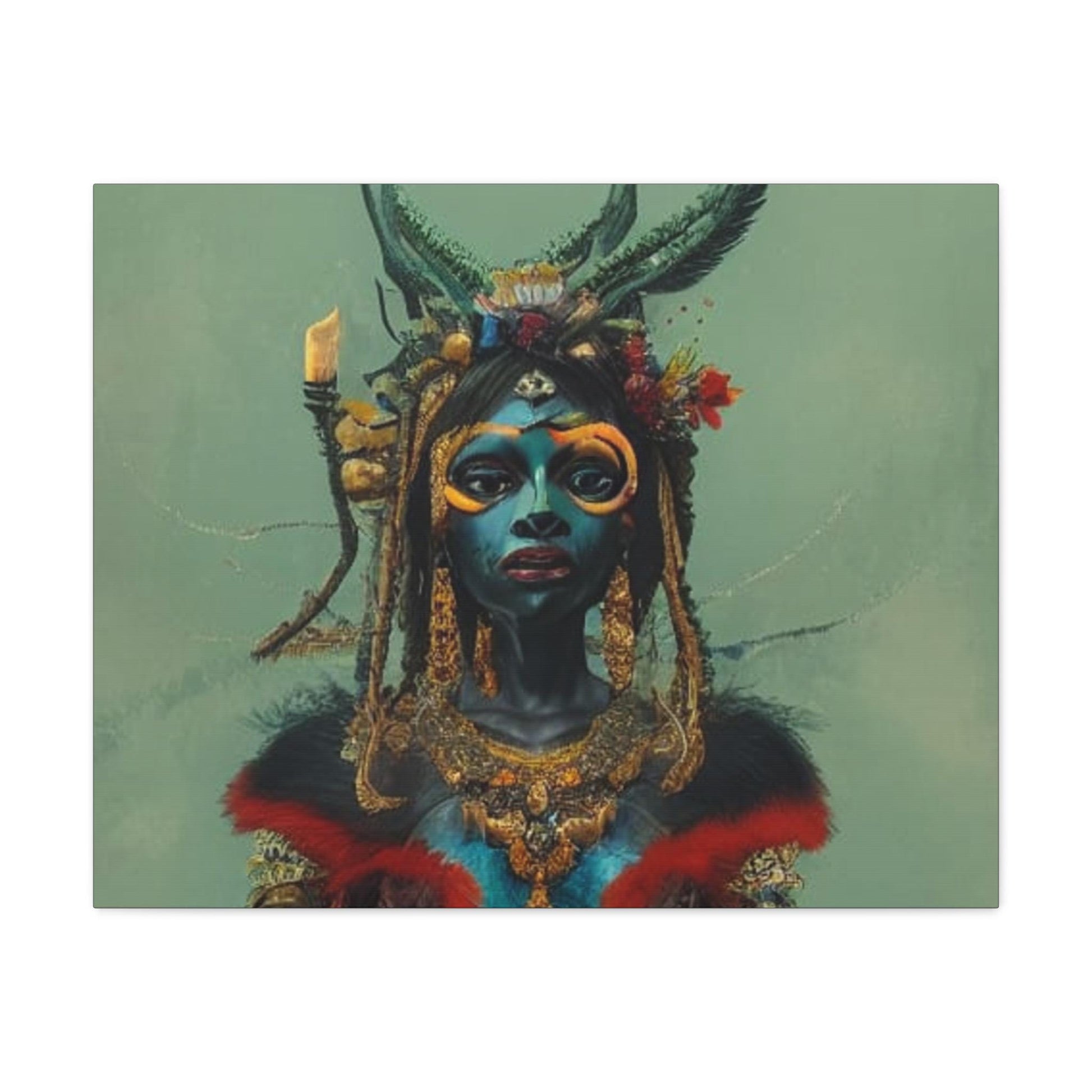 Voodoo Queen Matte Canvas, Stretched, 1.25"